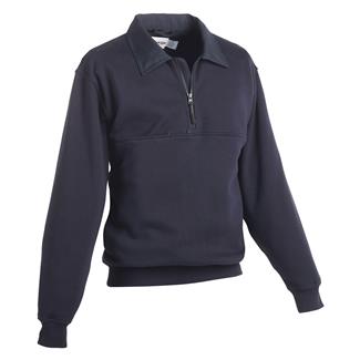 Men's Elbeco Shield Twill Collar Job Shirt Midnight Navy