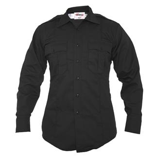 Men's Elbeco Tek3 Long Sleeve Poly / Cotton Twill Shirt Black