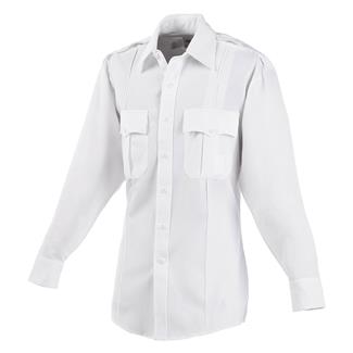 Men's Elbeco TexTrop2 Long Sleeve Polyester Shirt White