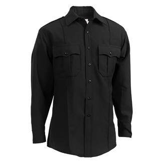 Men's Elbeco TexTrop2 Long Sleeve Polyester Shirt Black