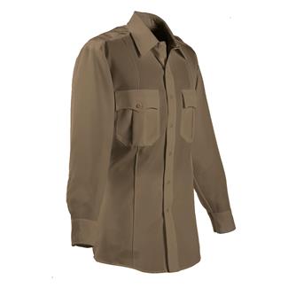 Women's Elbeco TexTrop2 Long Sleeve Polyester Shirt Brown