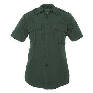 Men's Elbeco TexTrop2 Short Sleeve Polyester Shirt Spruce Green