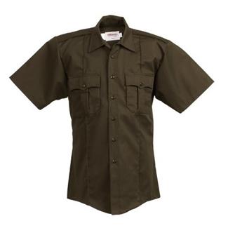 Men's Elbeco TexTrop2 Short Sleeve Polyester Shirt Brown