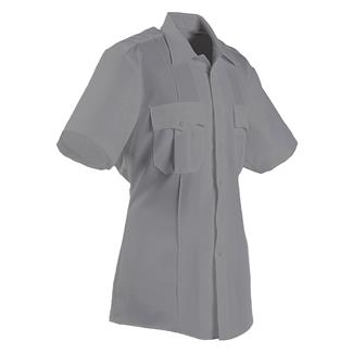 Women's Elbeco TexTrop2 Short Sleeve Polyester Shirt Gray