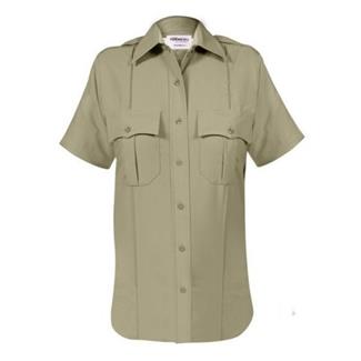Women's Elbeco TexTrop2 Short Sleeve Polyester Shirt Silvertan