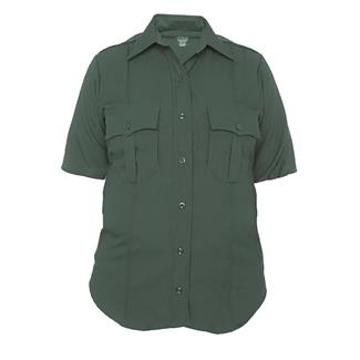 Women's Elbeco TexTrop2 Short Sleeve Polyester Shirt Spruce Green