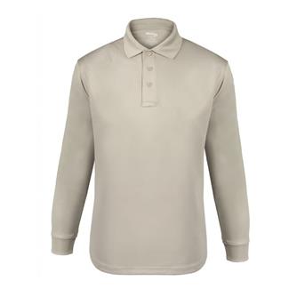 Men's Elbeco Ufx Long Sleeve Tactical Polo Tan
