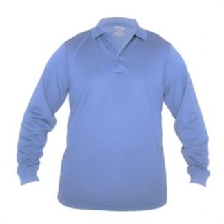 Men's Elbeco Ufx Long Sleeve Tactical Polo Light Blue