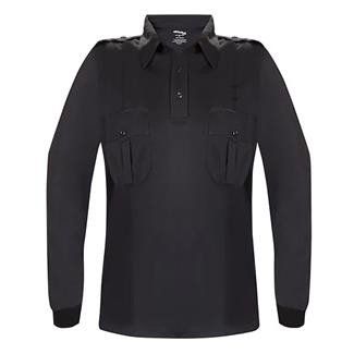 Men's Elbeco Ufx Long Sleeve Uniform Polo Navy
