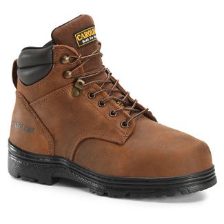 Men's Carolina 6" Foreman Broad Steel Toe Met Guard Boots Brown