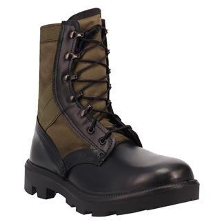 Men's McRae 8" Generation 2 Leather Hot Weather Boots Black / Olive Drab