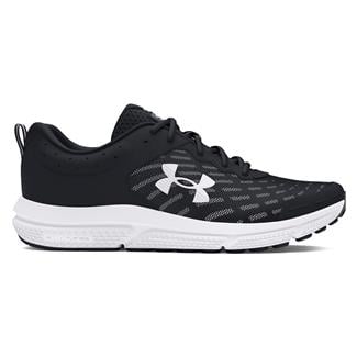 Men's Under Armour Charged Assert 10 Running Shoes Black / Black / White
