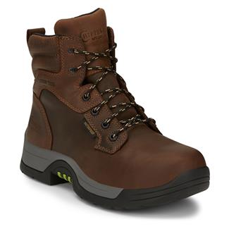 Men's Chippewa 6" Fabricator Hiker Composite Toe Waterproof Boots Tawny Brown
