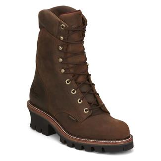 Men's Chippewa 9" Super DNA Logger Waterproof Boots Bay Apache