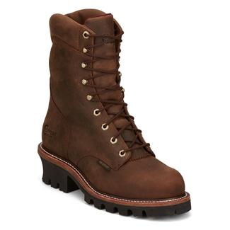 Men's Chippewa 9" Super DNA Logger Steel Toe Waterproof Boots Bay Apache