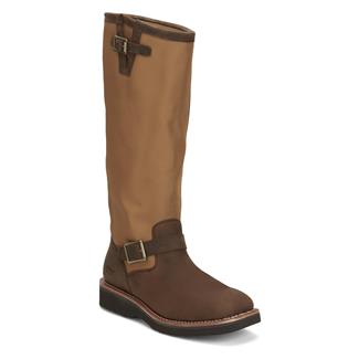 Men's Chippewa 17" Cottonwood Snake Boots Hickory Brown