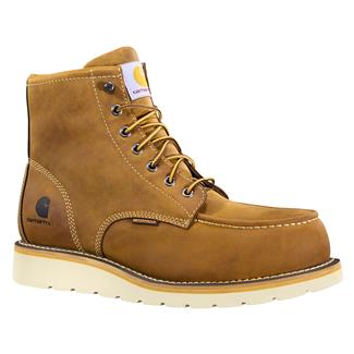 Men's Carhartt 6" Moc Wedge Nano Toe Waterproof Boots Light Brown