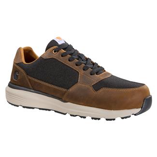 Men's Carhartt Greenfield ESD Nano Toe Work Sneaker Brown / Black