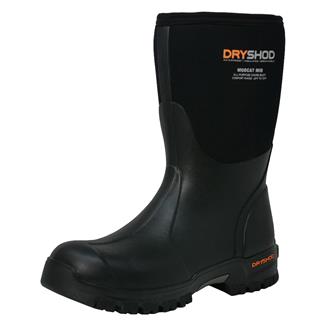 Men's Dryshod Mudcat Mid Waterproof Boots Black / Orange