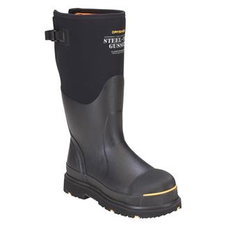 Dryshod Gusset Steel Toe Waterproof Boots Black / Yellow
