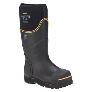Dryshod Steel-Toe Max Waterproof Boots Black / Yellow