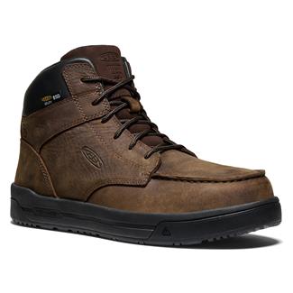 Men's Keen Utility Gibson ESD Carbon Toe Boots Cascade Brown / Black