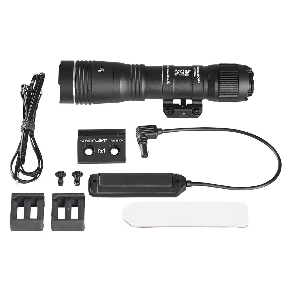 Streamlight ProTac 2.0 Rail Mount HP High Lumen Rechargeable Flashlight and Rail Mount System