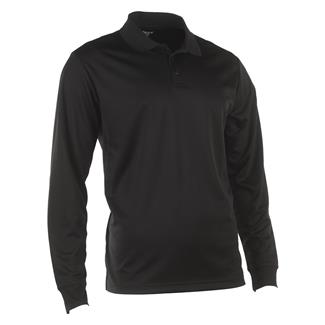 Men's Galls Pro Long Sleeve Tac Force Mesh Polo Black
