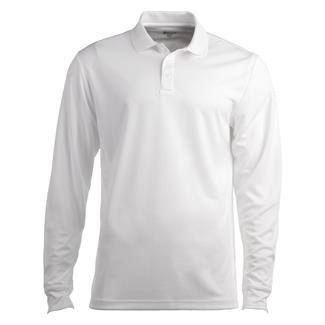 Men's Galls Pro Long Sleeve Tac Force Mesh Polo White