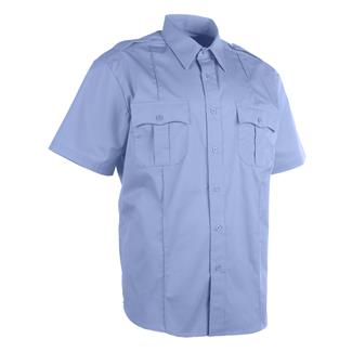 Men's LawPro Poly / Cotton Short Sleeve Shirt Light Blue