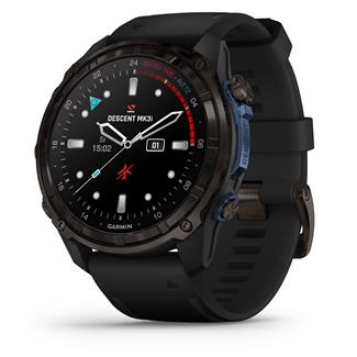 Garmin Descent Mk3I - 51Mm Silicone Band Carbon Gray / Black