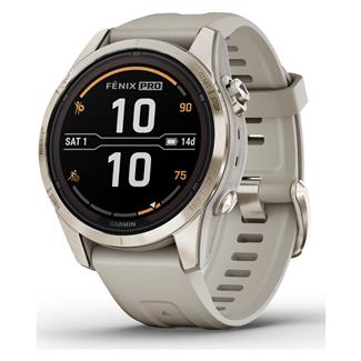 Garmin Fenix 7S Pro Sapphire Edition Solar Smartwatch Gold