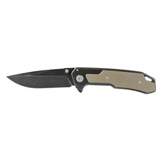 Smith and Wesson Liner Lock Folding Knife Black