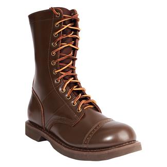 Men's Rothco 10" Leather Jump Boots Brown
