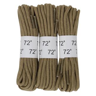 Rothco 72" Boots Laces - (3-Pack) Desert Tan