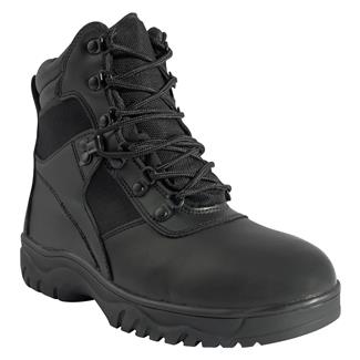 Men's Rothco 6" Blood Pathogen Resistant Side-Zip Waterproof Tactical Boots Black