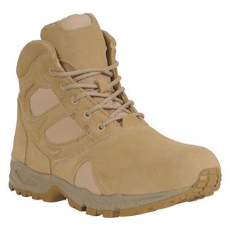 Men's Rothco 6" Forced Entry Deployment Boots Desert Tan