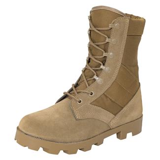 Men's Rothco 8" Speedlace Jungle Boots Coyote Brown