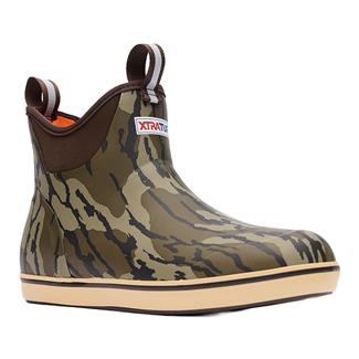 Men's Xtratuf 6" Mossy Oak Bottomland Ankle Deck Waterproof Boots Mossy Oak Bottomland