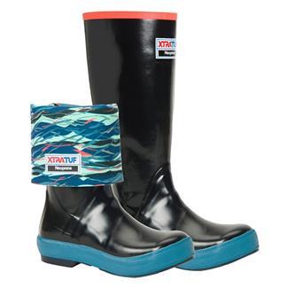Women's Xtratuf 15" Beach Glass Legacy Waterproof Boots Black
