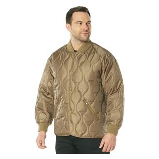 Rothco Quilted Woobie Jacket Coyote Brown