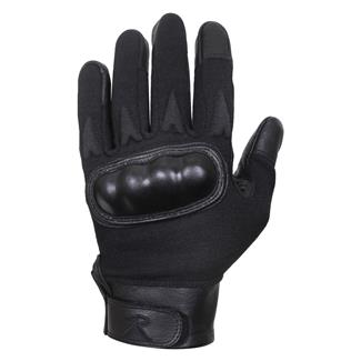 Rothco Hard Knuckle Cut And Fire Resistant Gloves Black