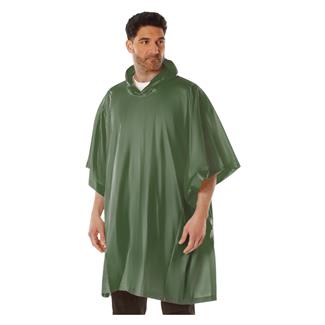 Rothco Vinyl Poncho Olive Drab