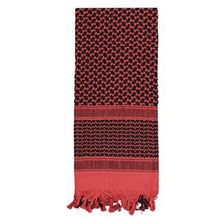 Rothco Lightweight Shemagh Tactical Desert Scarf Red / Black