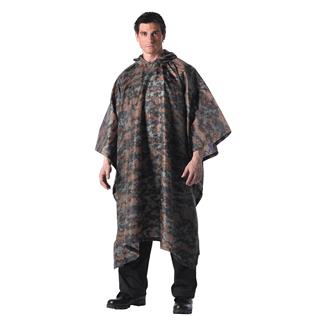 Rothco G.I Type Ripstop Poncho Woodland Digital Camo