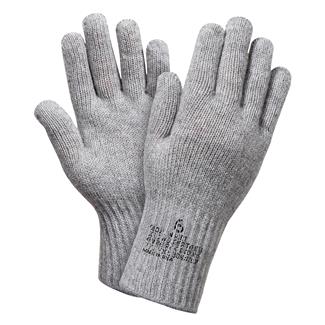 Rothco G.I. Wool Gloves Liners Gray