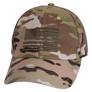Rothco US Flag Low Profile Cap MultiCam