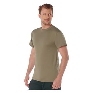 Rothco Quick Dry Moisture Wicking T-Shirt Coyote
