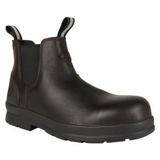 Men's Muck Chore Farm Leather Composite Toe Waterproof Boots Brown