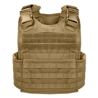 Rothco Tactical Molle Plate Carrier Vest Coyote